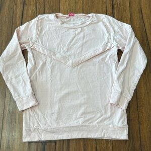 Teat & Cosset Women’s Gemma Pink Long Sleeve Nursing Shirt Small